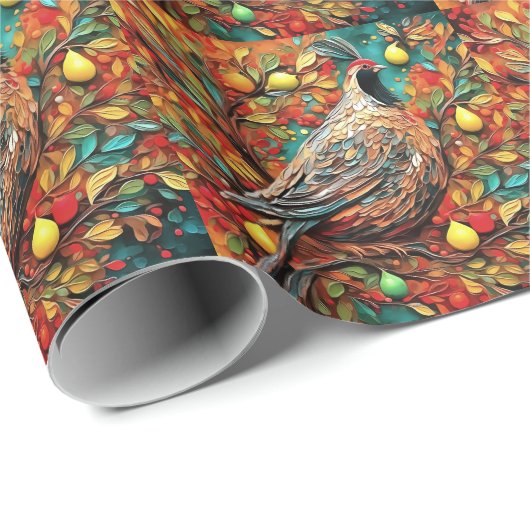 A Partridge In A Pear Tree Cadeaupapier (Rol Hoek)