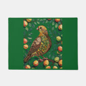A Partridge In A Pear Tree Cut-Out Stencil-Style Deurmat (Voorkant)