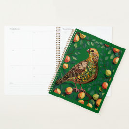 A Partridge In A Pear Tree Cut-Out Stencil-Style Planner