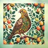 A Partridge In A Pear Tree Cut-Out Stencil-Style Raamsticker (Vel 3)