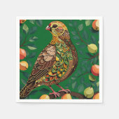 A Partridge In A Pear Tree Cut-Out Stencil-Style Servet (Voorkant)