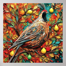 A Partridge In A Pear Tree Poster