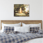 A Party angling (olie op canvas) Canvas Afdruk (Insitu (Slaapkamer))