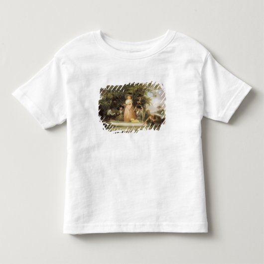 A Party angling (olie op canvas) Kinder Shirts (Voorkant)