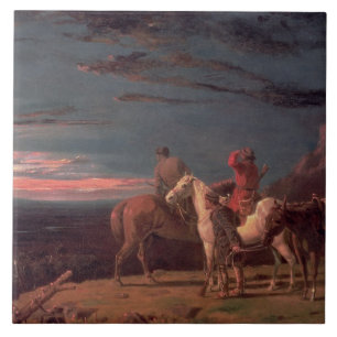 A Party of Explorers, 1851 (olie op canvas) Tegeltje