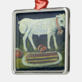 A paschal lamb, 1914 metalen ornament (Links)
