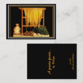 A Pasta Feast ATC Visitekaartje (Voorkant / Achterkant)