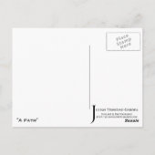 "A Path" — Briefkaart (Achterkant)