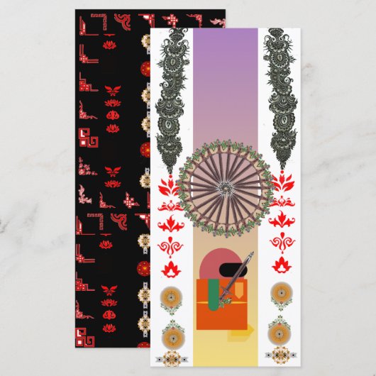 A Path Through a Journey Flat Card (Voorkant / Achterkant)