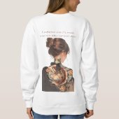 A patterned shirt of a woman wearing a tattoo-patt (Achterkant)