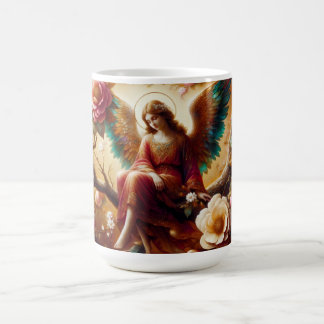 A Peaceful Angel Sitting On a Limb on a Beautiful Koffiemok