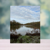 A peacful lake.. acryl bord (Neutraal)