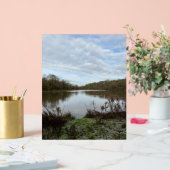 A peacful lake.. acryl bord (Huwelijk)