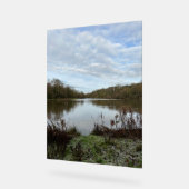 A peacful lake.. acryl bord (Hoek)