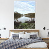 A peacful lake.. canvas afdruk (Insitu (Slaapkamer))