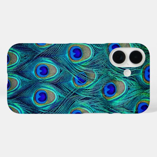 A Peacocks Feathers Case-Mate iPhone Case (Achterkant (horizontaal))