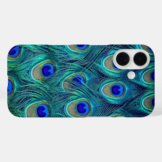 A Peacocks Feathers Case-Mate iPhone Case (Achterkant (horizontaal))