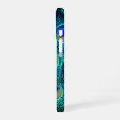 A Peacocks Feathers iPhone 16 Hoesje (Linkerkant)