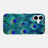 A Peacocks Feathers iPhone 16 Hoesje (Achterkant horizontaal)