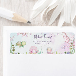 A Pearl Is On The Way - Retour-adreslabels Etiket