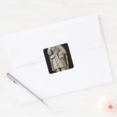 A Peasant, c.1500 Vierkante Sticker (Envelop)