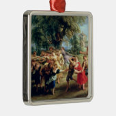A Peasant Dance, 1636-40 Metalen Ornament (Rechts)