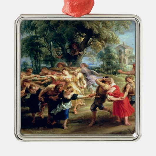A Peasant Dance, 1636-40 Metalen Ornament (Voorkant)
