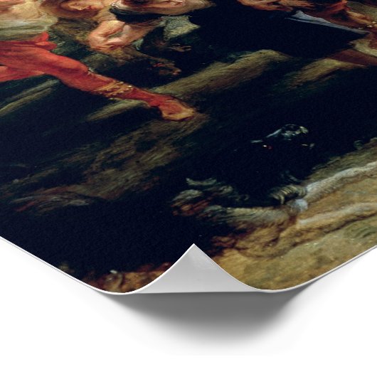 A Peasant Dance, 1636-40 Poster (Hoek)