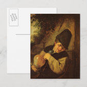 A Peasant Holding a Jug and a Pipe, c.1650-55 Briefkaart (Voorkant / Achterkant)