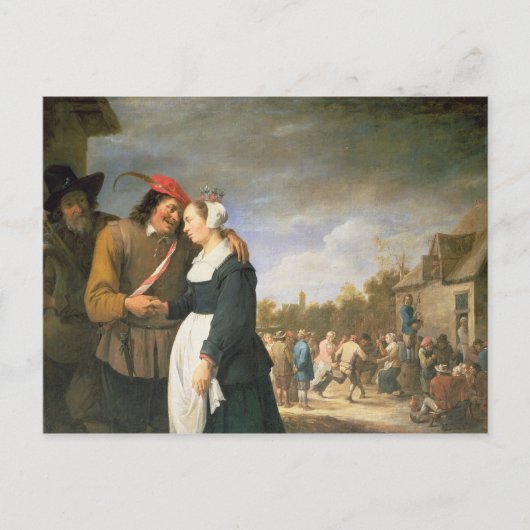 A Peasant Wedding, 1648 Briefkaart (Voorkant)