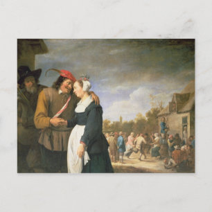 A Peasant Wedding, 1648 Briefkaart