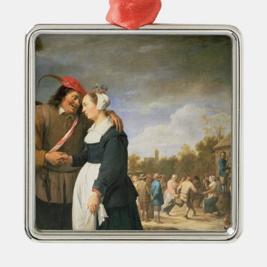 A Peasant Wedding, 1648 Metalen Ornament (Voorkant)