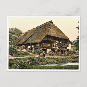 A Peasant's house, Black Forest, Baden, Germany Briefkaart