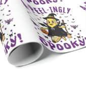 A-peel-ingly Spooky Halloween Banana Design Cadeaupapier (Rol Hoek)
