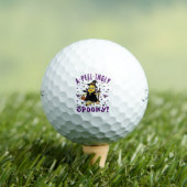 A-peel-ingly Spooky Halloween Banana Design Golfballen (Insitu Shirt)