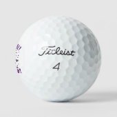 A-peel-ingly Spooky Halloween Banana Design Golfballen (Logo)