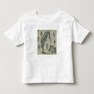 A Pelican and Frog in Conversation (w/c op papier) Kinder Shirts