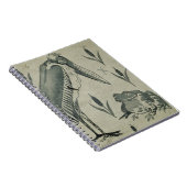 A Pelican and Frog in Conversation (w/c op papier) Notitieboek (Rechterzijde)