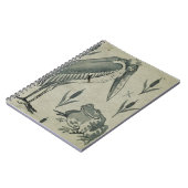 A Pelican and Frog in Conversation (w/c op papier) Notitieboek (Linkerzijde)