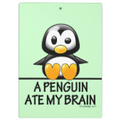 A Penguin Ate My Brain Klembord (Achterkant)