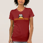 A Penguin Ate My Brain T-shirt (Voorkant)