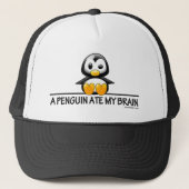 A Penguin Ate My Brain Trucker Pet (Voorkant)