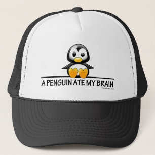 A Penguin Ate My Brain Trucker Pet