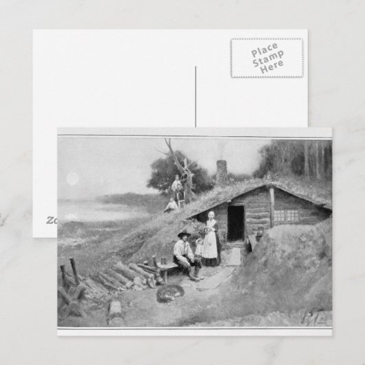 A Pennsylvania Cave-Dwelling Briefkaart (Voorkant / Achterkant)