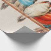 A Perch of Birds, 1880 by Hector Giacomelli Cadeaupapier (Hoek)