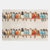 A Perch of Birds, 1880 by Hector Giacomelli Inpakpapier Vel (Voorkant 3)