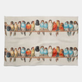 A Perch of Birds, 1880 by Hector Giacomelli Theedoek (Horizontaal)