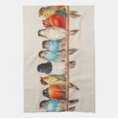 A Perch of Birds, 1880 by Hector Giacomelli Theedoek (Verticaal)