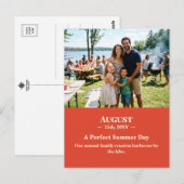 A Perfect Summer Day August Memory Photo Postcard Briefkaart (Voorkant / Achterkant)