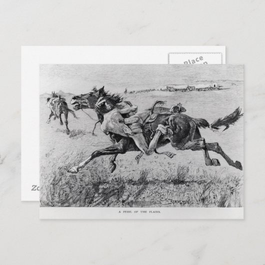 A Peril of the Plains Briefkaart (Voorkant / Achterkant)